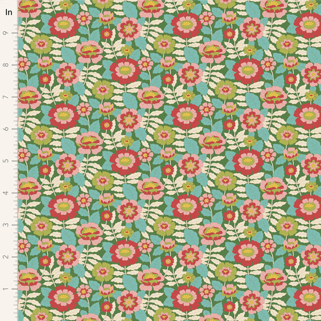 Wallflower, Beverly, Green, $0.24/cm or $24/m