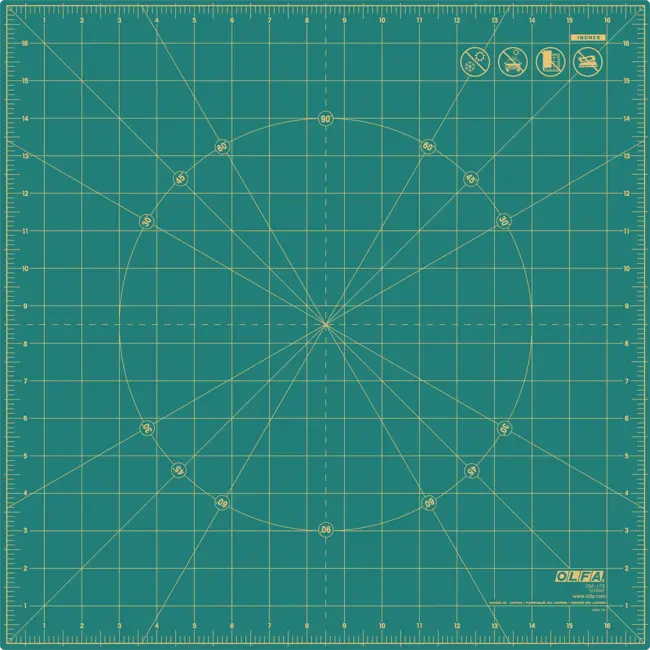 17" Rotating, Self-Healing Cutting Mat