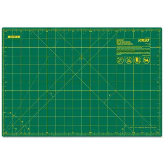 OLFA 12" x 18" Green Double-Sided, Self-Healing Rotary Mat