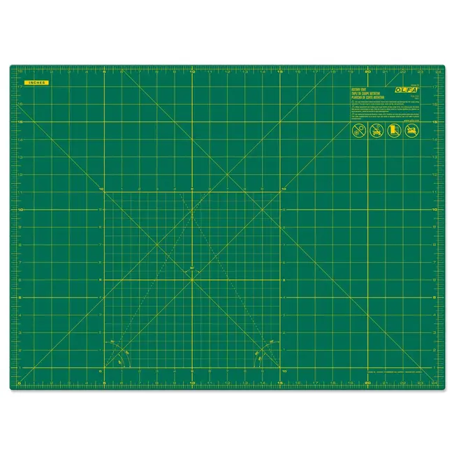 18" x 24" Green Double-Sided, Self-Healing Rotary Mat