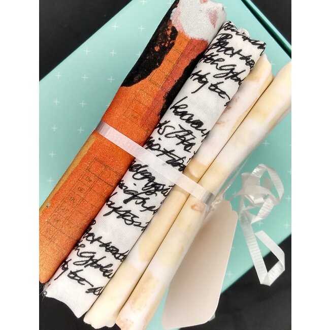 3 Meter Bundle, Typography Orange