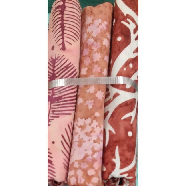 Batik 3 Meter Bundle, Pink