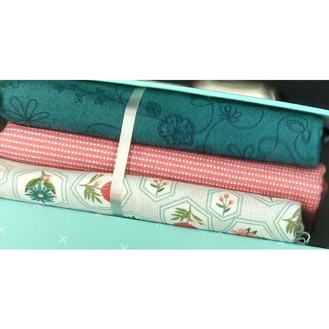 Kimberbell 3 Meter Bundle, Floral Pink Stripe