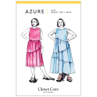 Closet Core Patterns Azure Dress, Skirt and Top Pattern 0-20