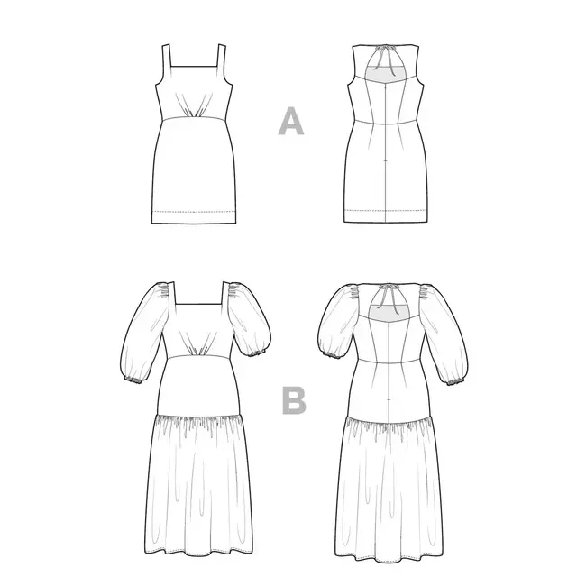 Pauline Dress Pattern 0-20