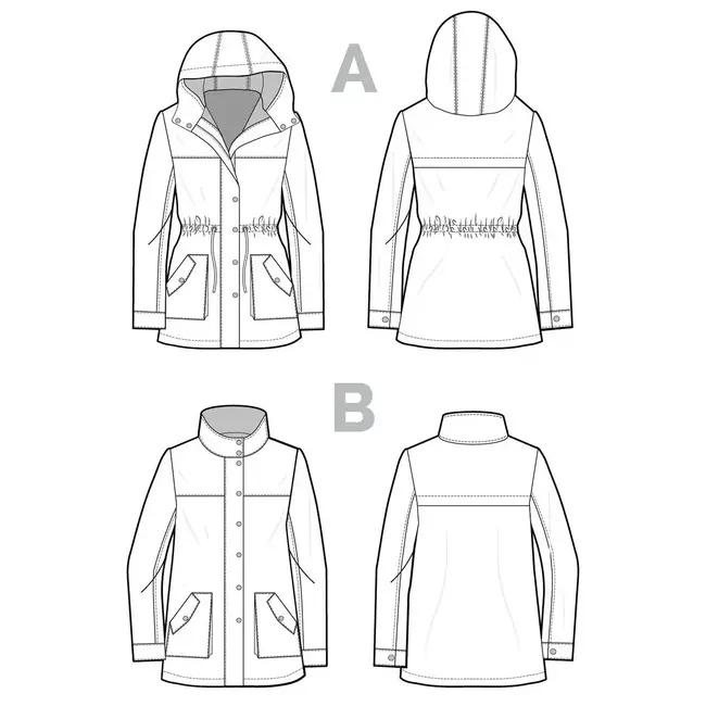 Kelly Anorak Jacket Pattern 0-20