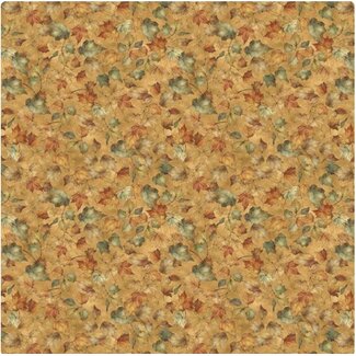 Wilmington Prints Glorious Fall, Leaves, Brown, $0.24/cm or $24/m