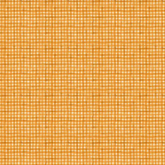 Wilmington Prints Glorious Fall, Gingham, Orange, $0.24/cm or $24/m