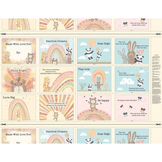 Wilmington Prints Rainbow Dreams, Book Panel