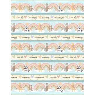 Wilmington Prints Rainbow Dreams, Repeating Stripe, $0.24/cm or $24/m