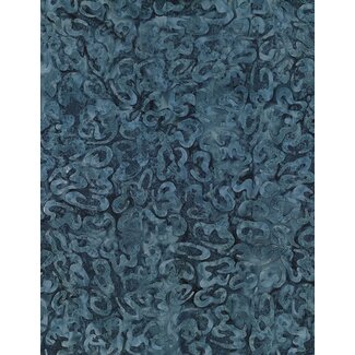 Wilmington Prints Del Mar, Curls, Blue, $0.26/cm or $26/m