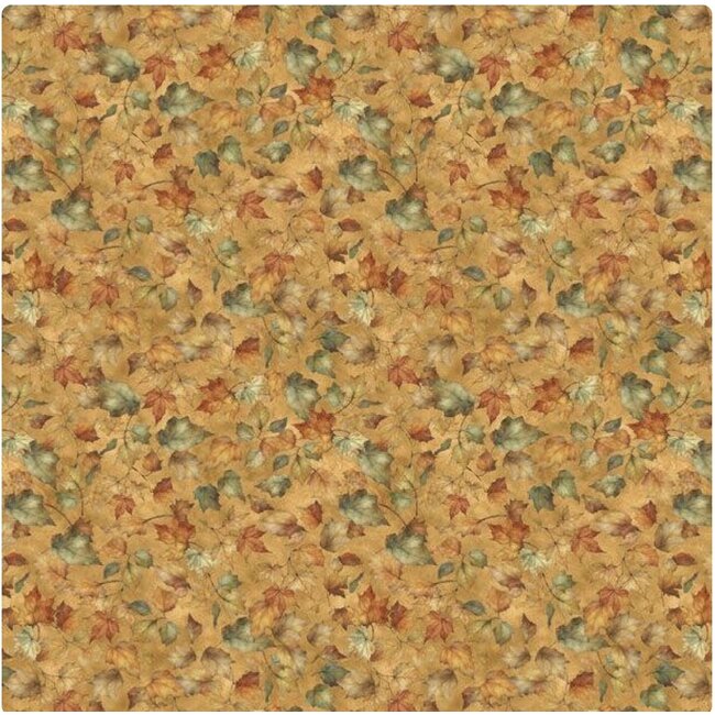 Glorious Fall, Leaves, Brown, $0.24/cm or $24/m