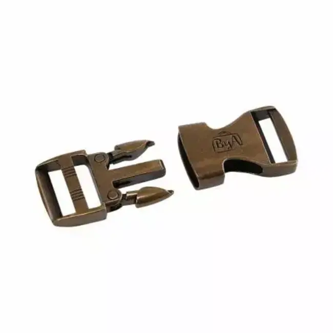 1" Side Release Buckle - ANTIQUE BRASS