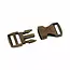 1" Side Release Buckle - ANTIQUE BRASS