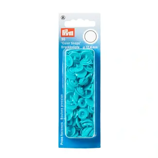Prym Color Snaps 12.4 mm Turquoise 30pc
