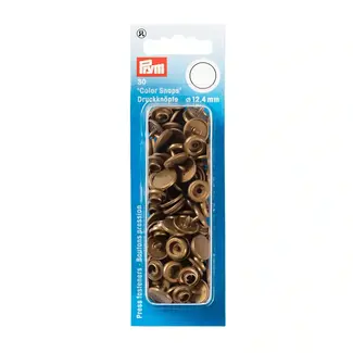 Prym Color Snaps 12.4 mm Gold 30pc