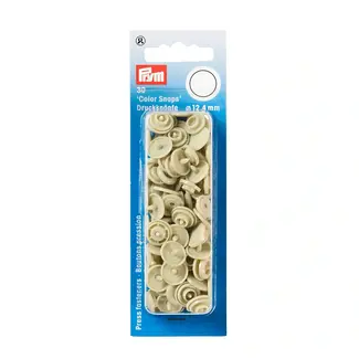 Prym Color Snaps 12.4 mm Beige 30pc