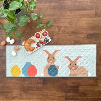 Apples & Beavers Bunny Trail Table Runner Pattern