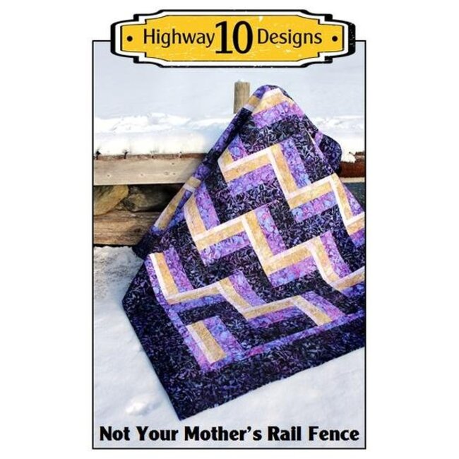 Not Your Mother's Rail Fence Quilt Pattern