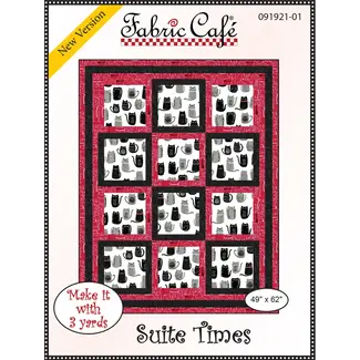 Fabric Cafe Suite Times - 3 Yard Quilt Pattern