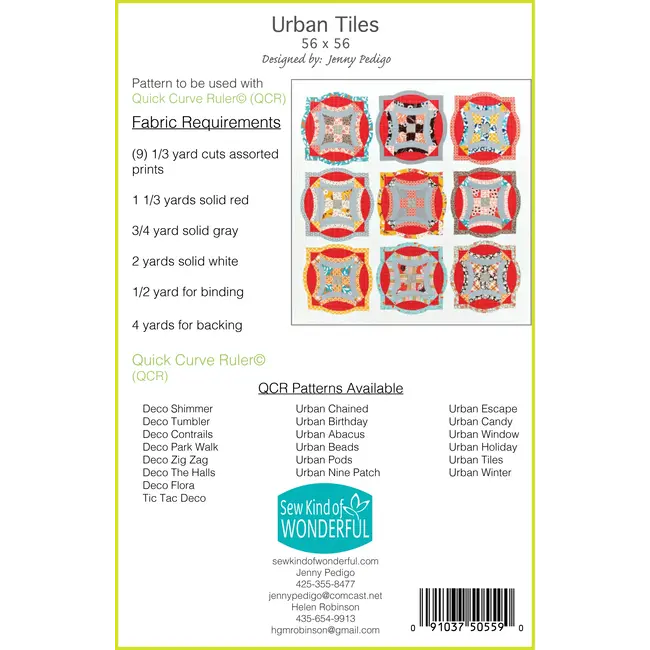 Urban Tiles Quilt Pattern