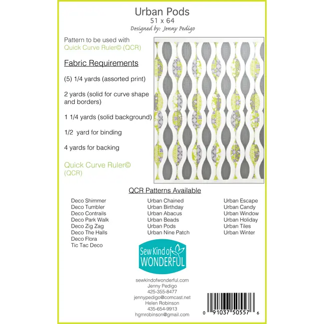 Urban Pods Quilt Pattern
