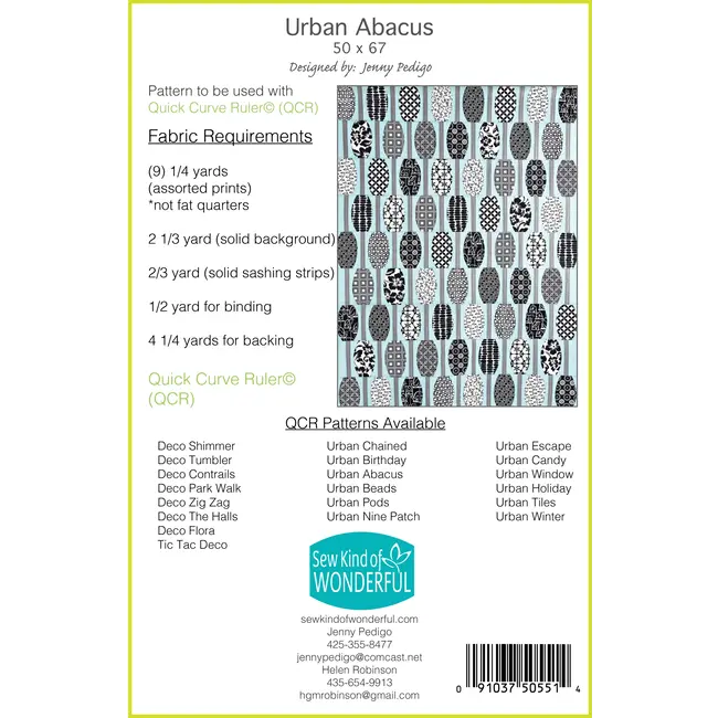 Urban Abacus Quilt Pattern