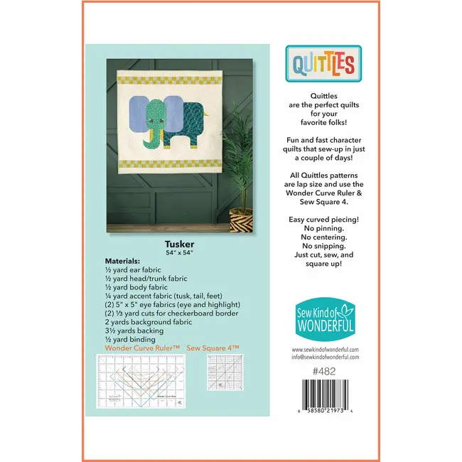 Tusker Quilt Pattern