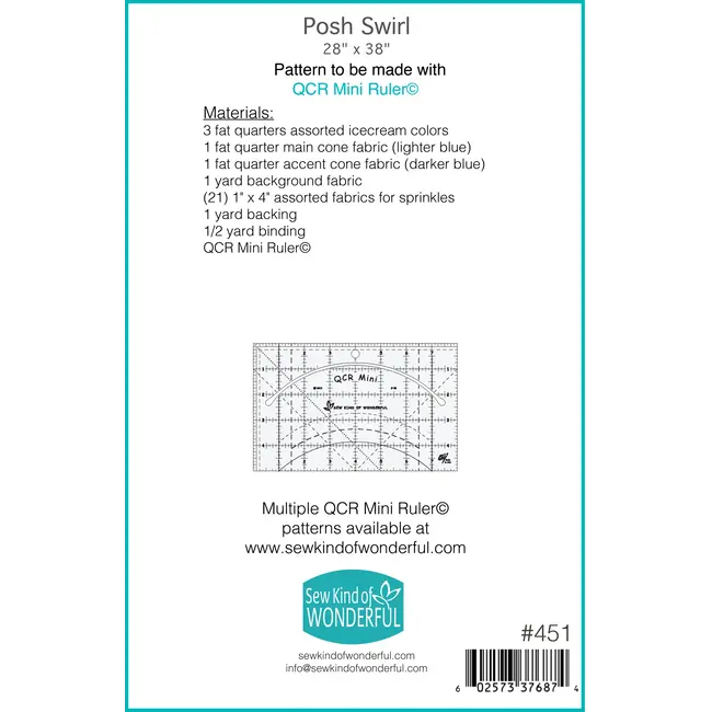 Posh Swirl Quilt Pattern