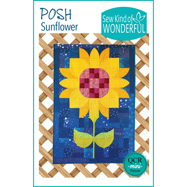 Posh Sunflower Quilt Pattern