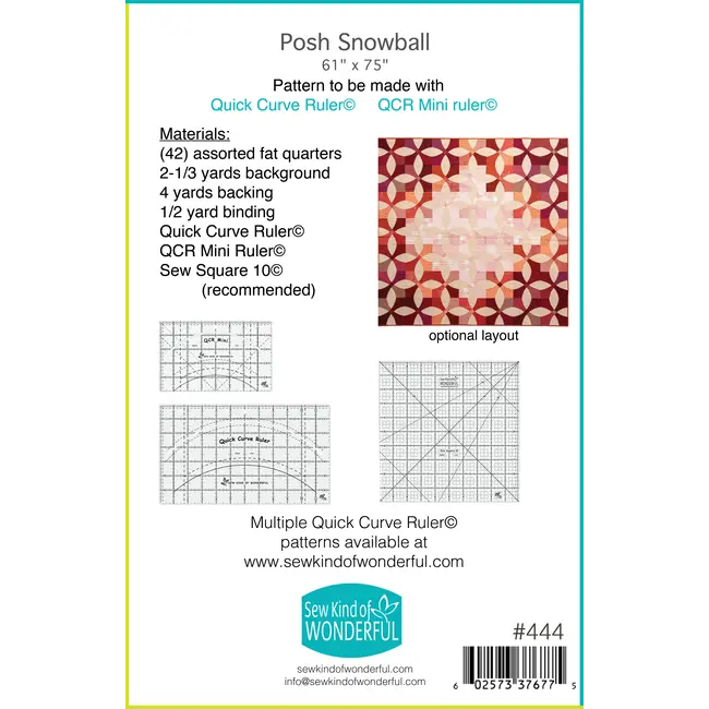 Posh Snowball Quilt Pattern