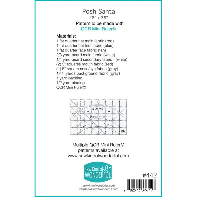 Posh Santa Quilt Pattern