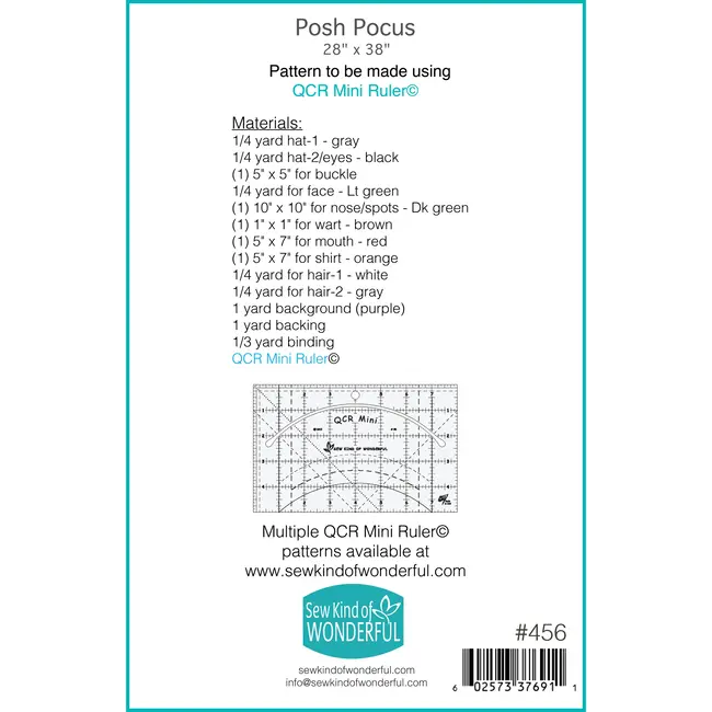 Posh Pocus Quilt Pattern