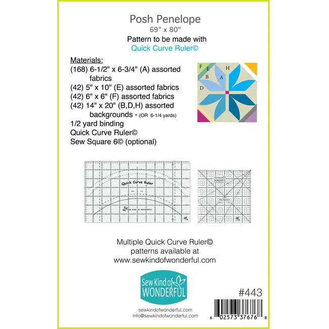 Posh Penelope Quilt Pattern
