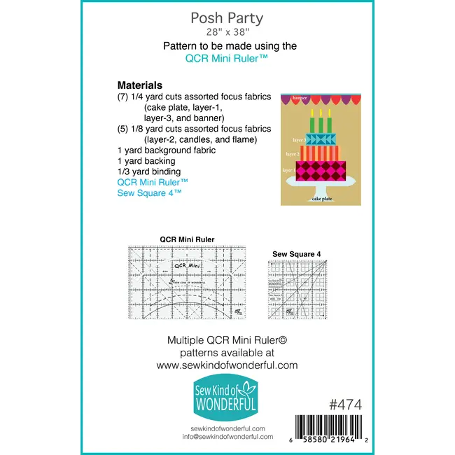 Posh Party Quilt Pattern
