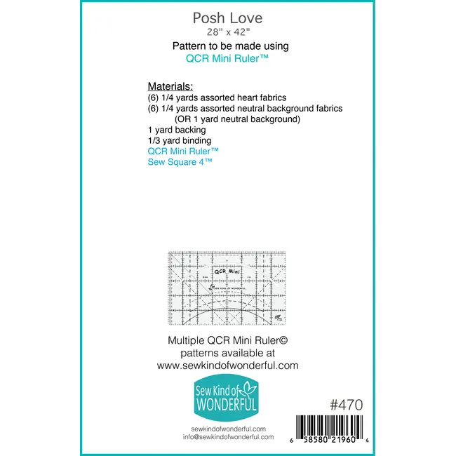 Posh Love Quilt Pattern