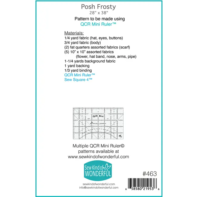 Posh Frosty Quilt Pattern