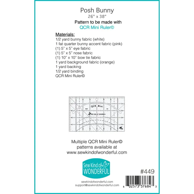 Posh Bunny Quilt Pattern