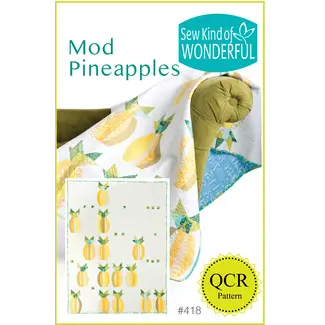 Sew Kind of Wonderful Mod Pineapples Quilt Pattern