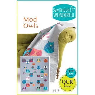 Sew Kind of Wonderful Mod Owls Quilt Pattern