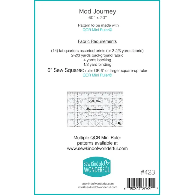 Mod Journey Quilt Pattern