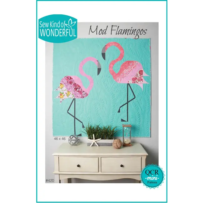 Mod Flamingo Quilt Pattern