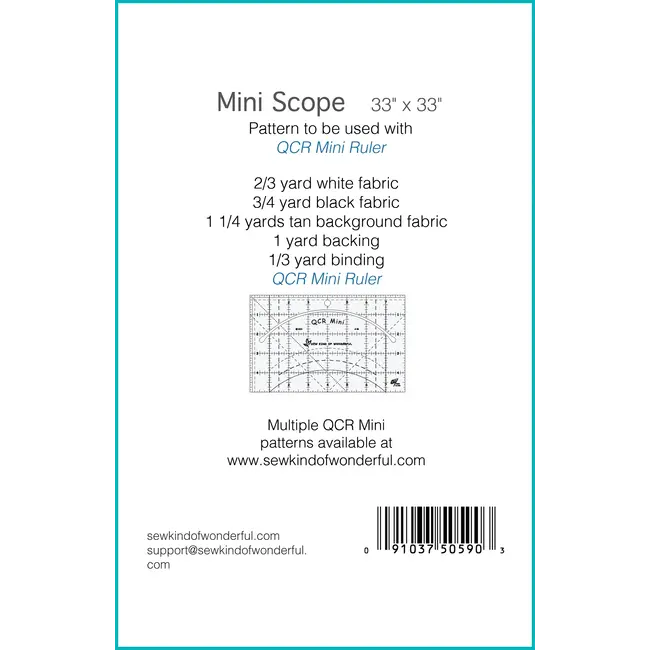 Mini Scope Quilt Pattern