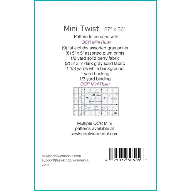 Mini Twist Quilt Pattern