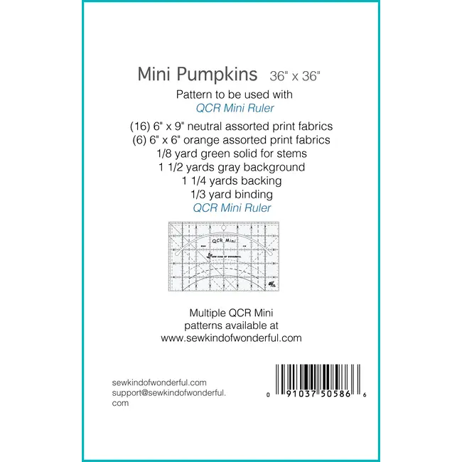Mini Pumpkins Quilt Pattern