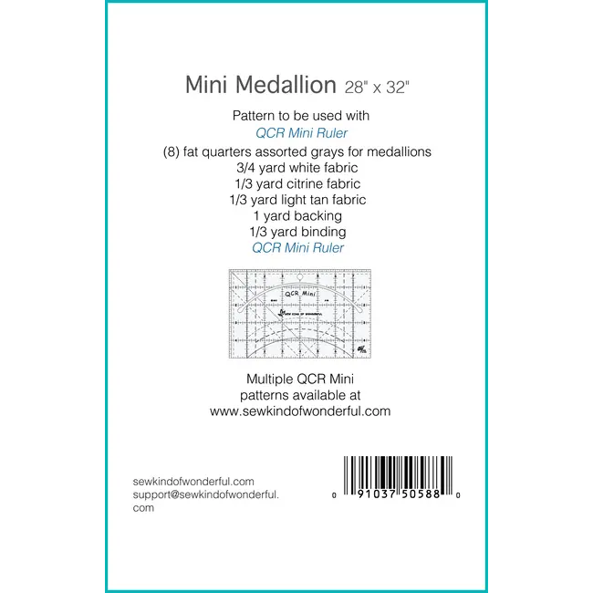 Mini Medallion Quilt Pattern