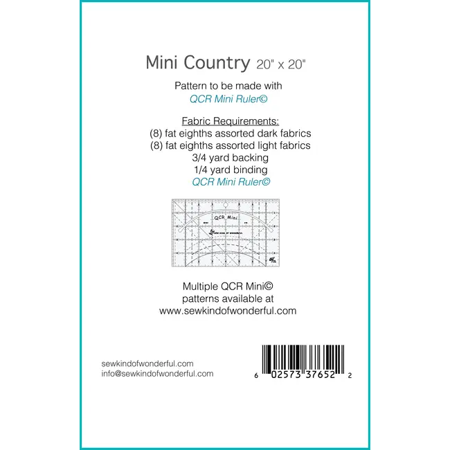 Mini Country Quilt Pattern
