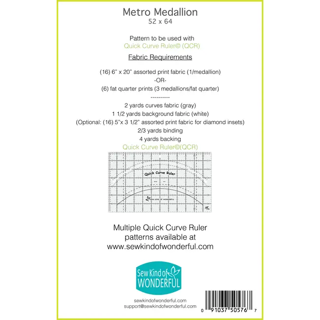 Metro Medallion Quilt Pattern