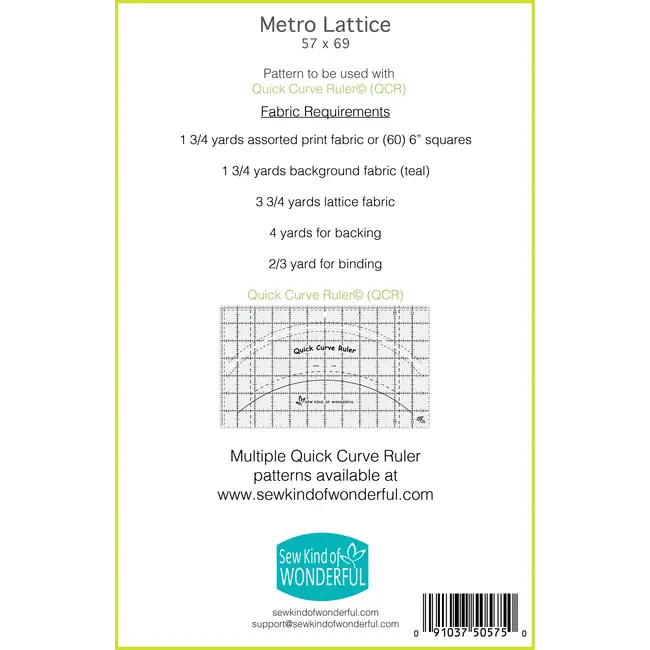 Metro Lattice Quilt Pattern