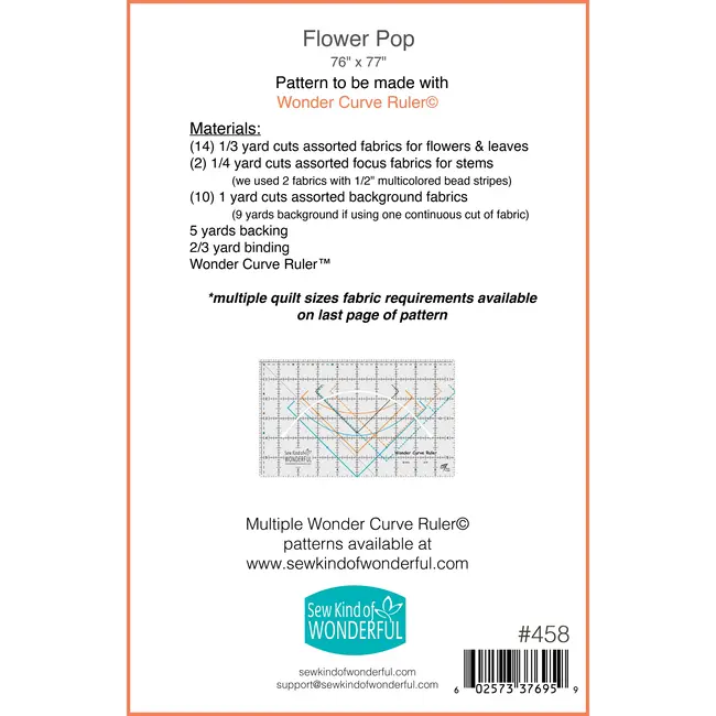 Flower Pop Quilt Pattern